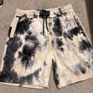 men’s medium sports H&M pants white black and grey